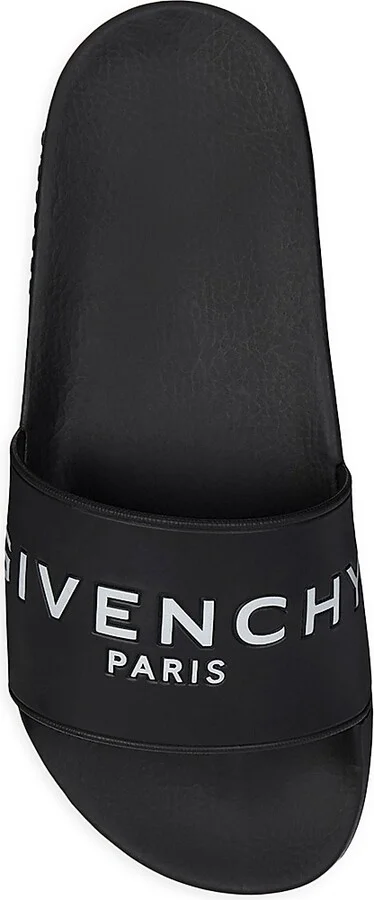 Women's Logo Pool Slides - Black - Size 5 - Image 5
