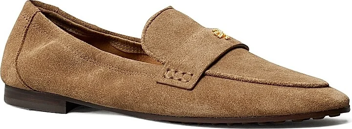 Women's Logo Suede Ballet Loafers - River Rock - Size 10 - Image 2