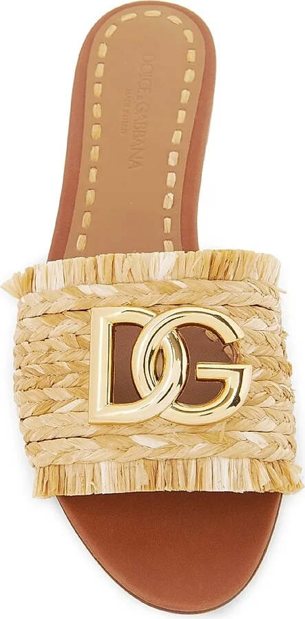 Women's Logo Woven Sandals - Legno Natural - Size 6 - Image 4