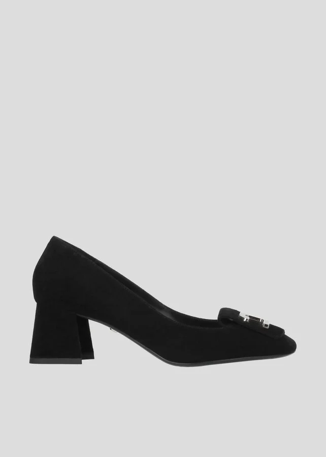 Women's Lola Pump In Black Suede