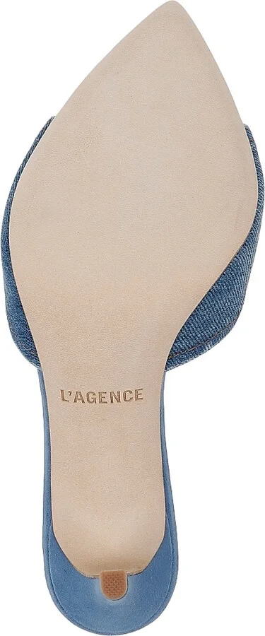 Women's Lolita 85MM Mule Sandals - Blue Denim - Size 6.5 - Image 6