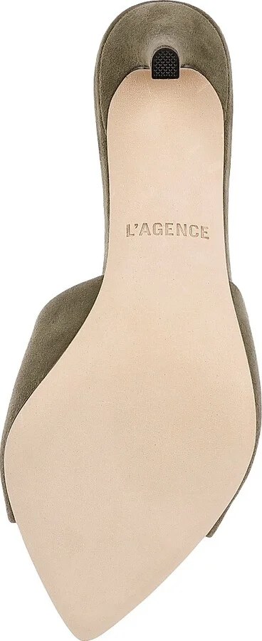 Women's Lolita V 90MM Suede Mules - Green Suede - Size 5 - Image 6