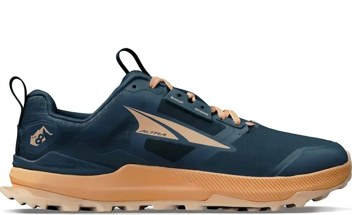 Women's Lone Peak 8 Trail Running Shoes In Navy/coral