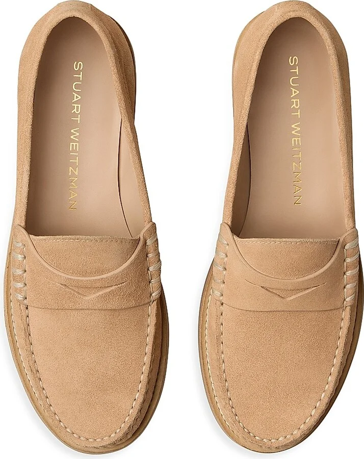 Women's Lottie Suede Loafers - Adobe - Size 10 - Image 4