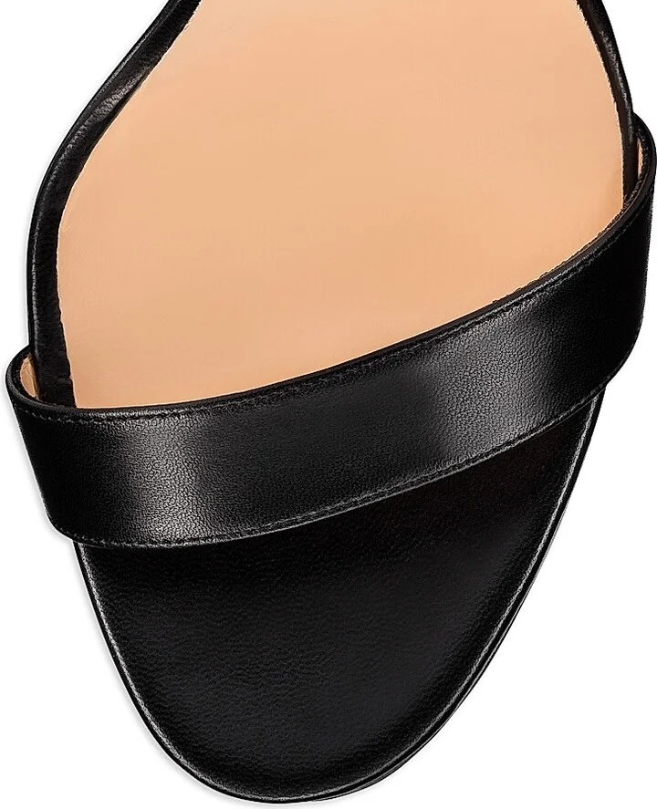Women's Loubi Queen 120MM Leather Sandals - Black - Size 6.5 - Image 4