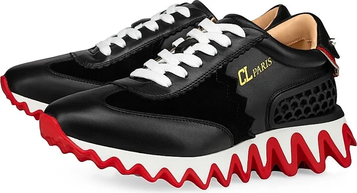 Women's Loubishark Woman Sneakers - Black - Size 5 - Image 2