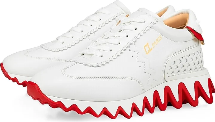 Women's Loubishark Woman Sneakers - White - Size 4 - Image 2
