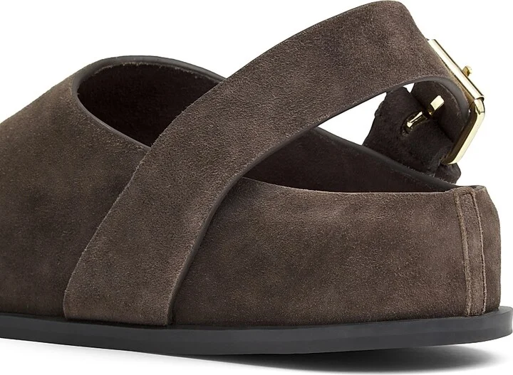 Women's Louis Suede Clogs - Mulch - Size 5 - Image 3