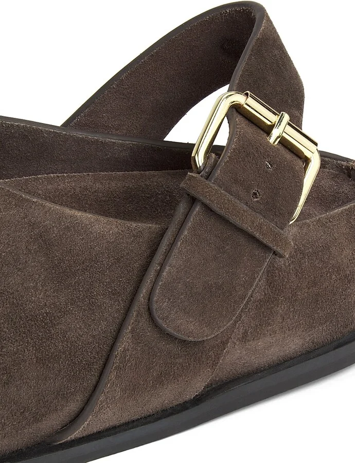 Women's Louis Suede Clogs - Mulch - Size 5 - Image 5