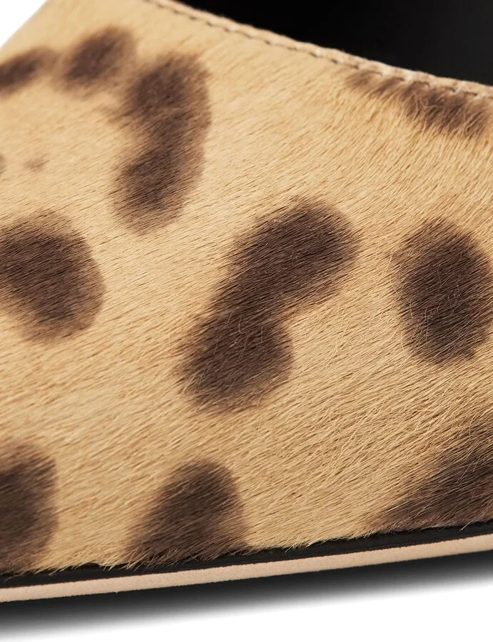 Women's Love 85 Leopard Print Pony Pumps - Image 5