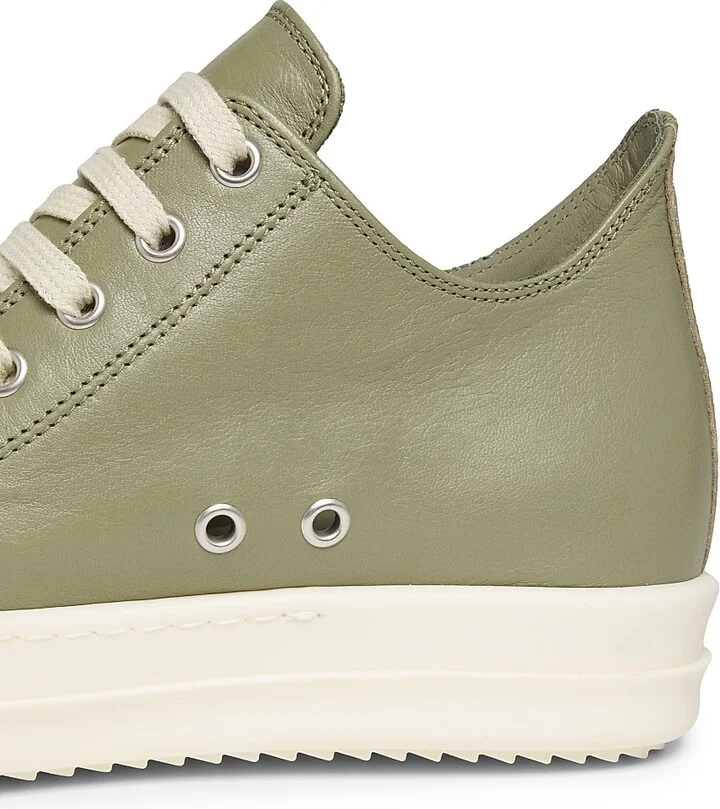 Women's Low Leather Sneakers - Celadon Milk - Size 9.5 - Image 5