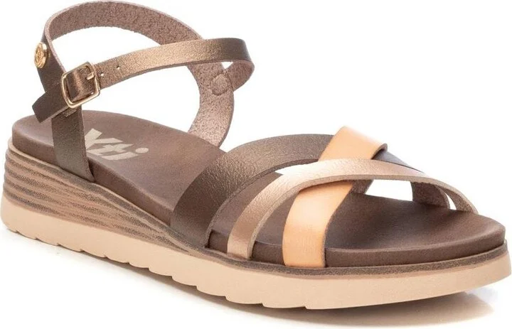 Women's Low Wedge Strappy Sandals By Xti - Image 9