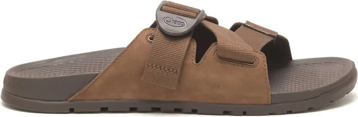 Women's Lowdown Leather Slide Sandal In Otter