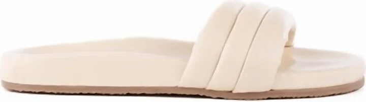 Women's Lowkey Leather Slide In Ivory