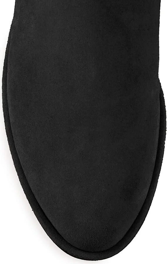 Women's Lowland Suede Thigh-High Boots - Black - Size 5 - Image 3