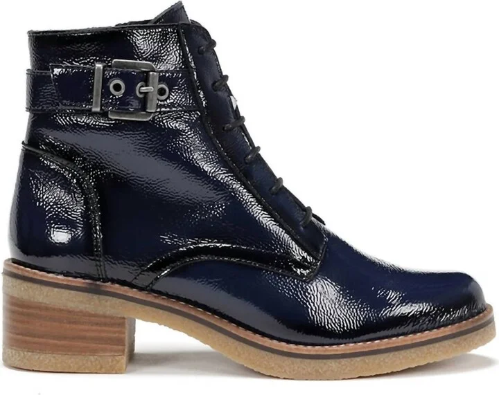 Women's Lucero Ankle Boots In Navy