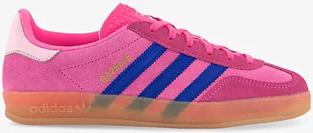 Womens Lucid Pink Clear Pink Gu Gazelle Indoor Suede Low-Top Trainers Eur 40 / 7 Uk Women
