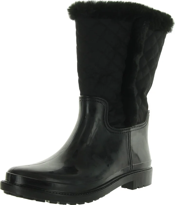 Womens Lugged Sole Pull On Winter & Snow Boots