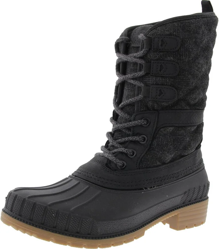 Womens Lugged Sole Wool Winter & Snow Boots