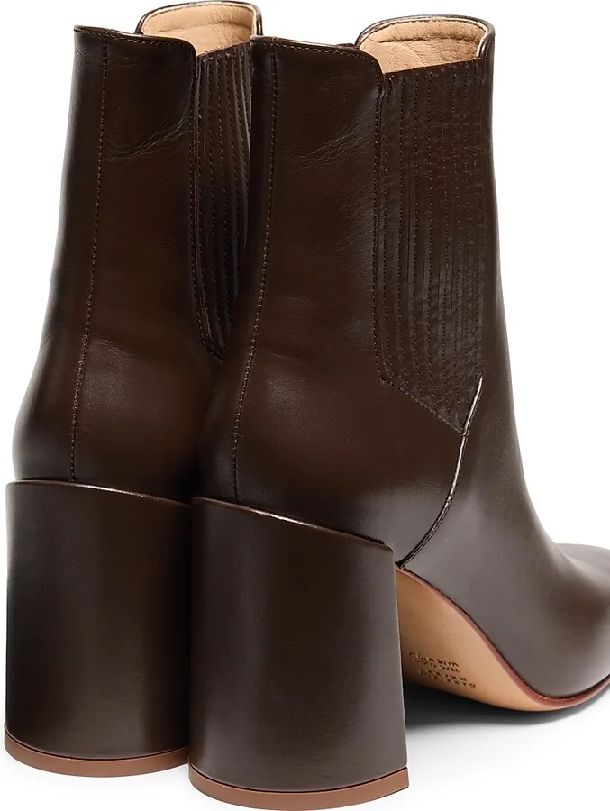 Women's Luke Leather 90MM Booties - Black - Size 6 - Image 8