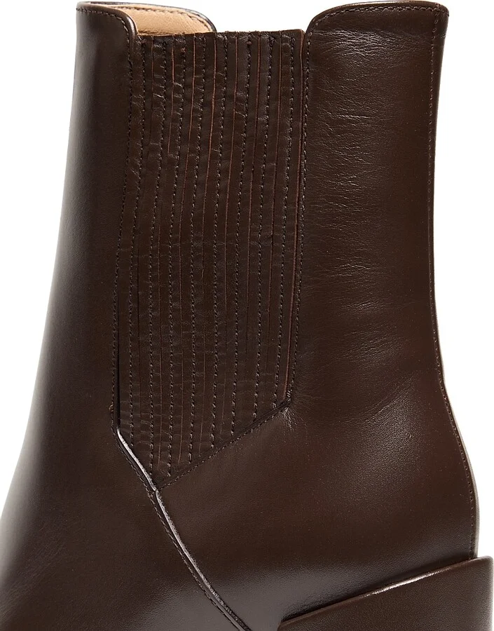 Women's Luke Leather 90MM Booties - Black - Size 6 - Image 10