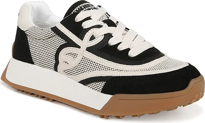 Women's Luna Mixed-Media Sneakers - Black - Size 10 - Image 2