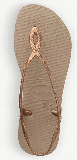 Womens Luna Rose Gold/Rose Luna Rubber Sandals 5 - Image 2