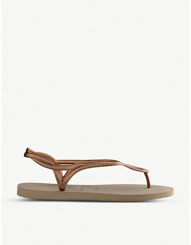 Womens Luna Rose Gold/Rose Luna Rubber Sandals 5