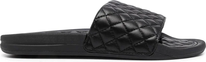 Women's Lusso Slide Sandal In Black