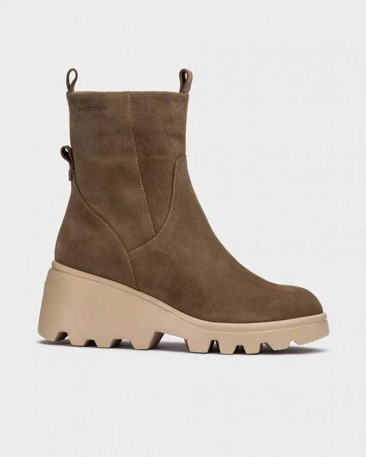 Women's Luxe Ankle Boots In Topo