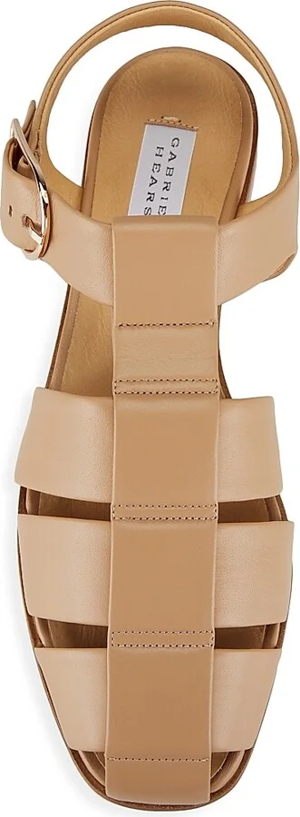 Women's Lynn Leather Fisherman Sandals - Dark Camel - Size 5.5 - Image 5