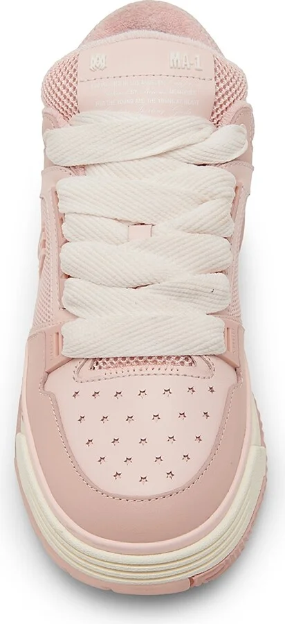 Women's MA-1 Leather Low-Top Sneakers - Evening Sand - Size 11 - Image 4