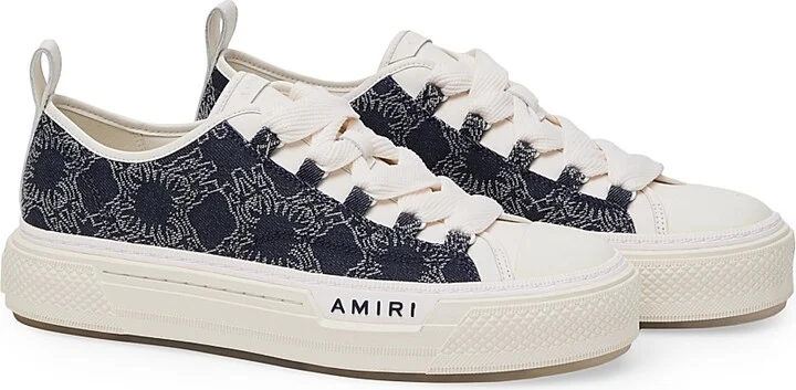 Women's MA Quad Cotton Low-Top Sneakers - Indigo - Size 11 - Image 2