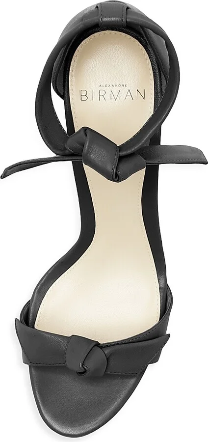 Women's Mabeleh 110MM Bow Leather Platform Sandals - Black - Size 6 - Image 7