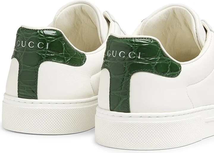 Women's MAC80 Leather Low-Top Sneakers - Bianco - Size 5 - Image 3