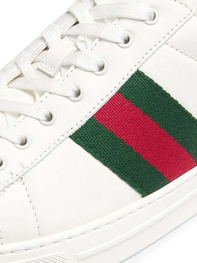 Women's MAC80 Leather Low-Top Sneakers - Bianco - Size 5 - Image 5