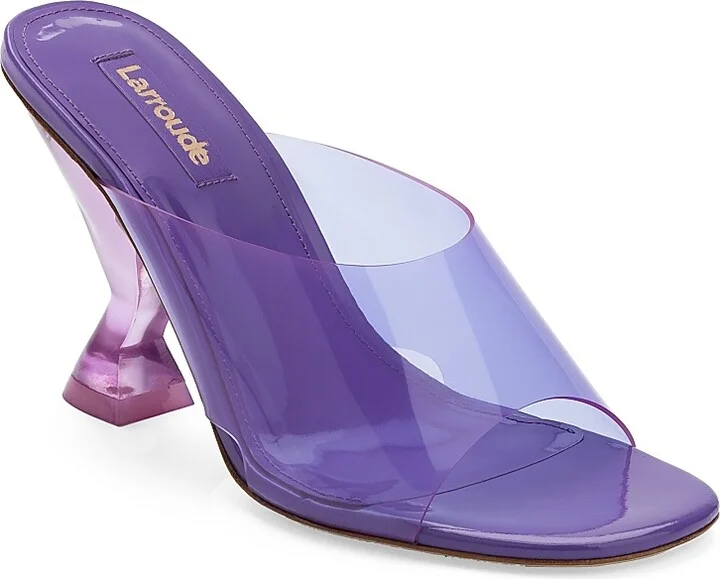 Women's Madonna Vinyl Mules - Purple - Size 5 - Image 2
