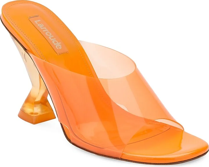 Women's Madonna Vinyl Mules - Purple - Size 5 - Image 11