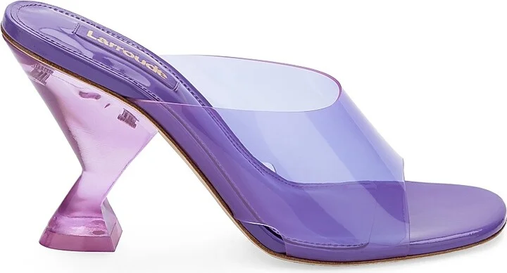 Women's Madonna Vinyl Mules - Purple - Size 5