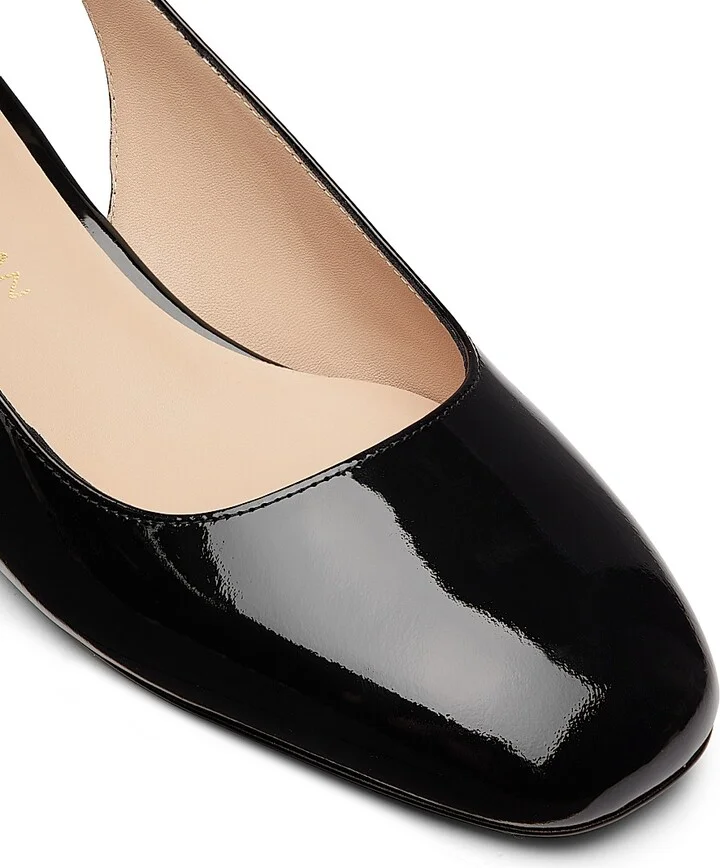 Women's Maeve 35MM Patent Leather Slingback Pumps - Adobe - Size 10 - Image 11