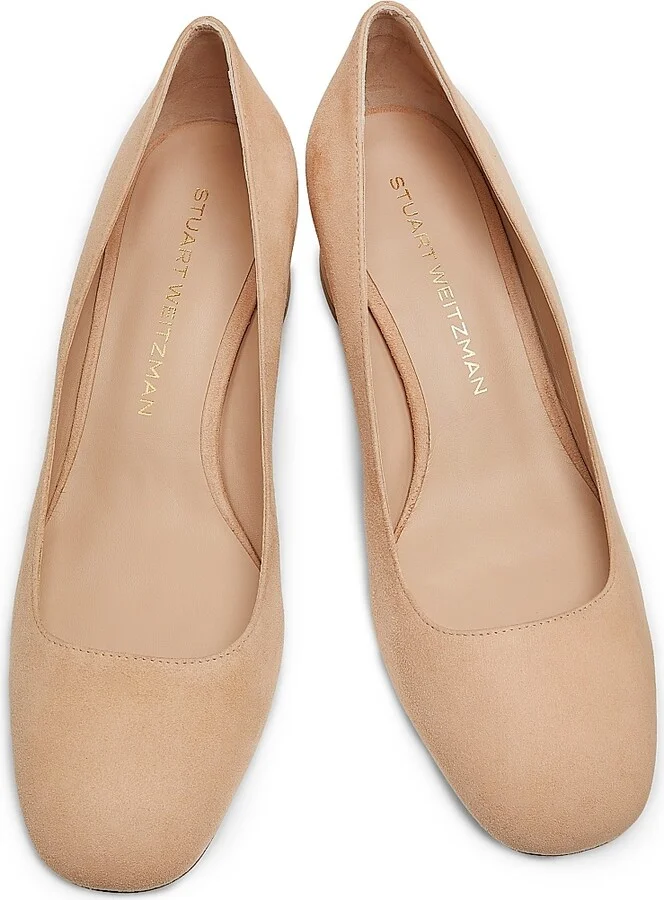 Women's Maeve 50MM Suede Pumps - Adobe - Size 10 - Image 4