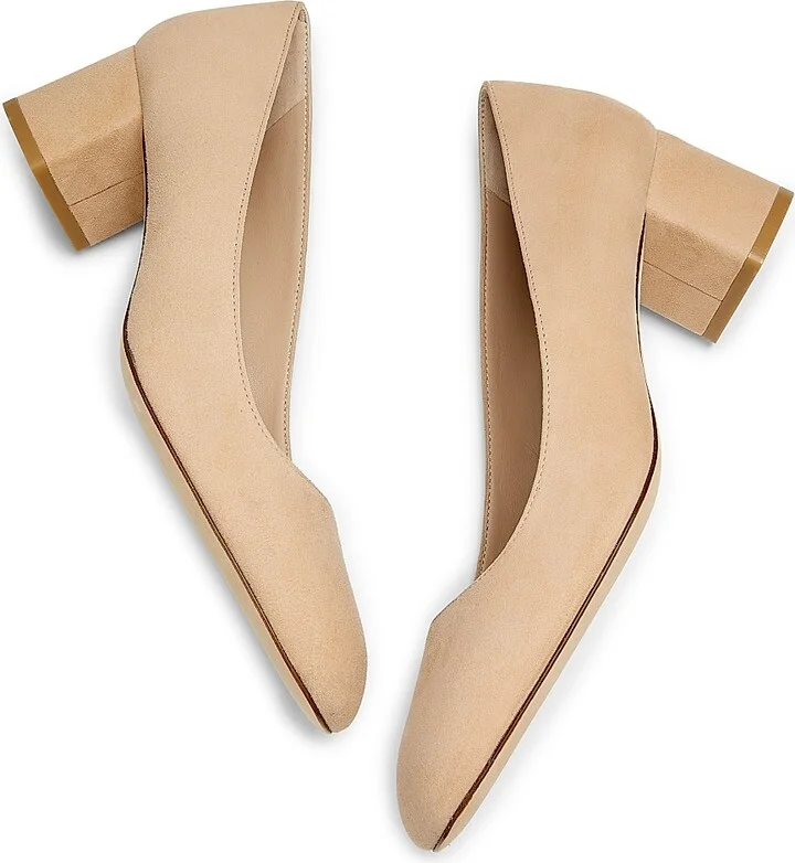 Women's Maeve 50MM Suede Pumps - Adobe - Size 10 - Image 6