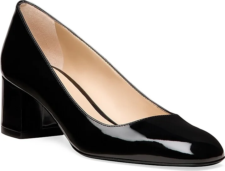Women's Maeve Patent Leather 50MM Pumps - Black - Size 5.5 - Image 2