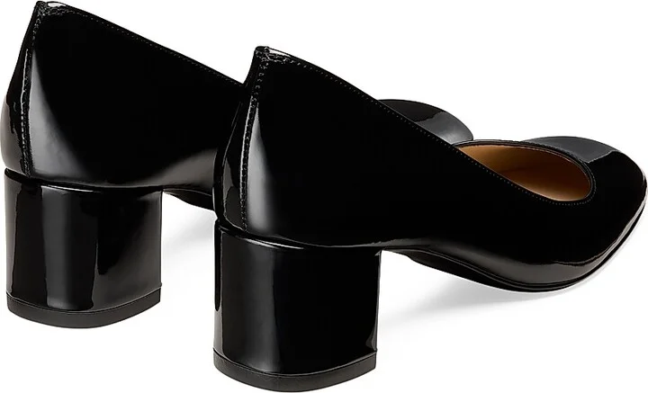 Women's Maeve Patent Leather 50MM Pumps - Black - Size 5.5 - Image 3