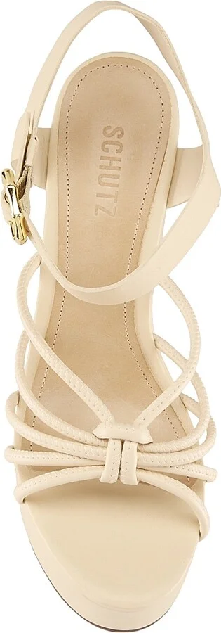 Women's Mahi Cut-Out Platform Sandals - Eggshell - Size 9.5 - Image 5