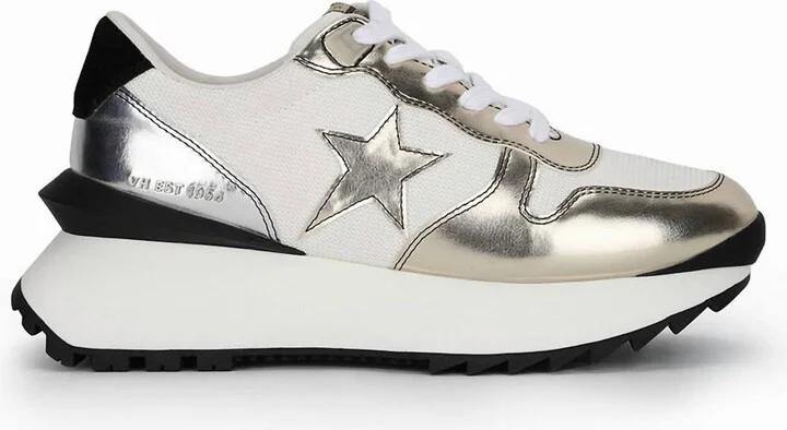 Women's Major Running Sneaker In Black/silver