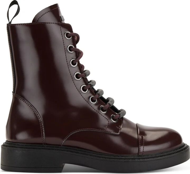 Women's Malaya Lace-Up Combat Booties - Image 2