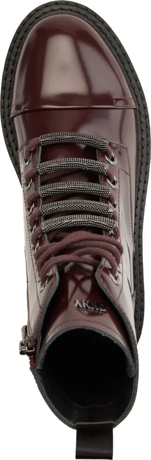 Women's Malaya Lace-Up Combat Booties - Image 4