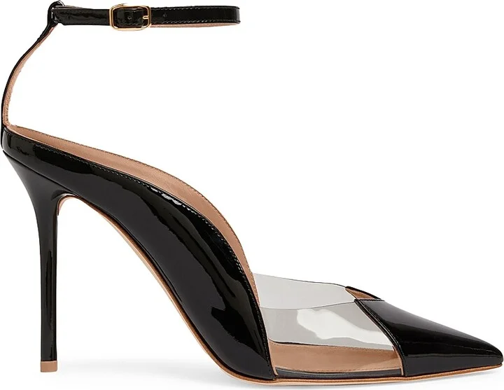 Women's Malia 100MM Patent Leather Pumps - Black - Size 11