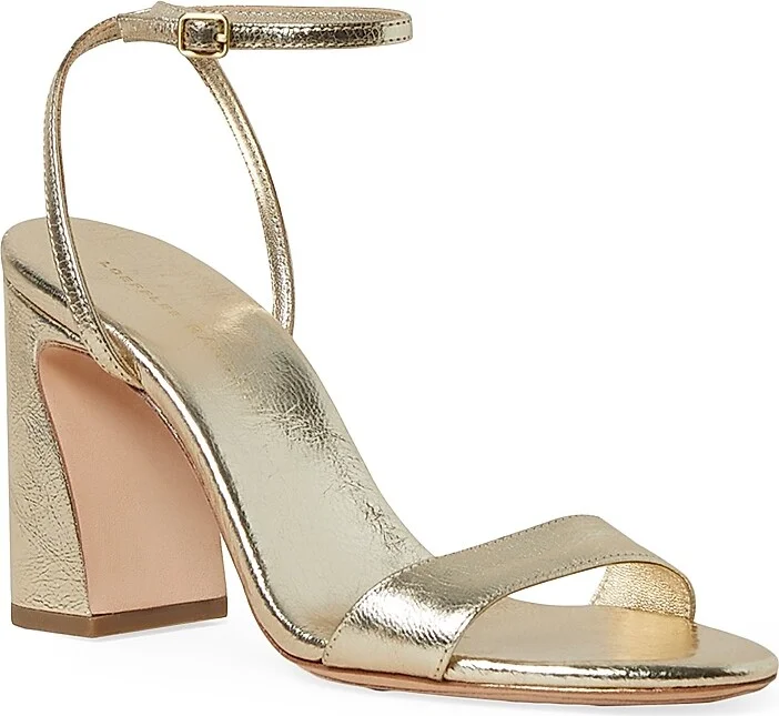 Women's Malia 90MM Curved-Heel Sandals - Champagne - Size 11 - Image 2